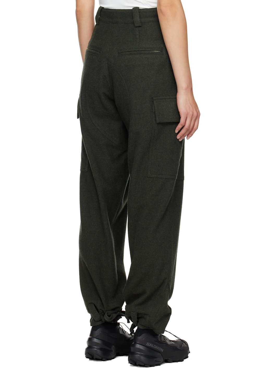 Khaki Military Wool Trousers - 3