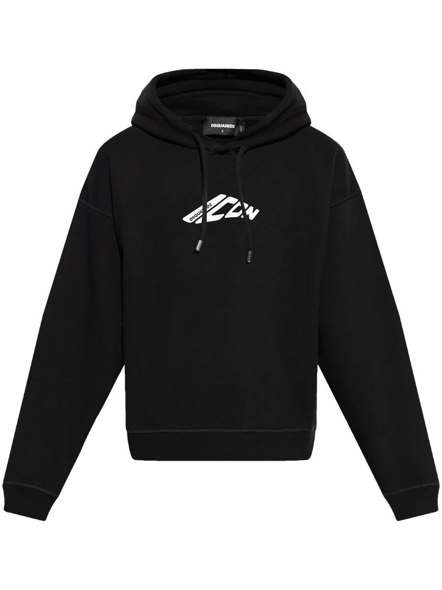 DSQUARED2 D2 Stamped Hoodie - 1