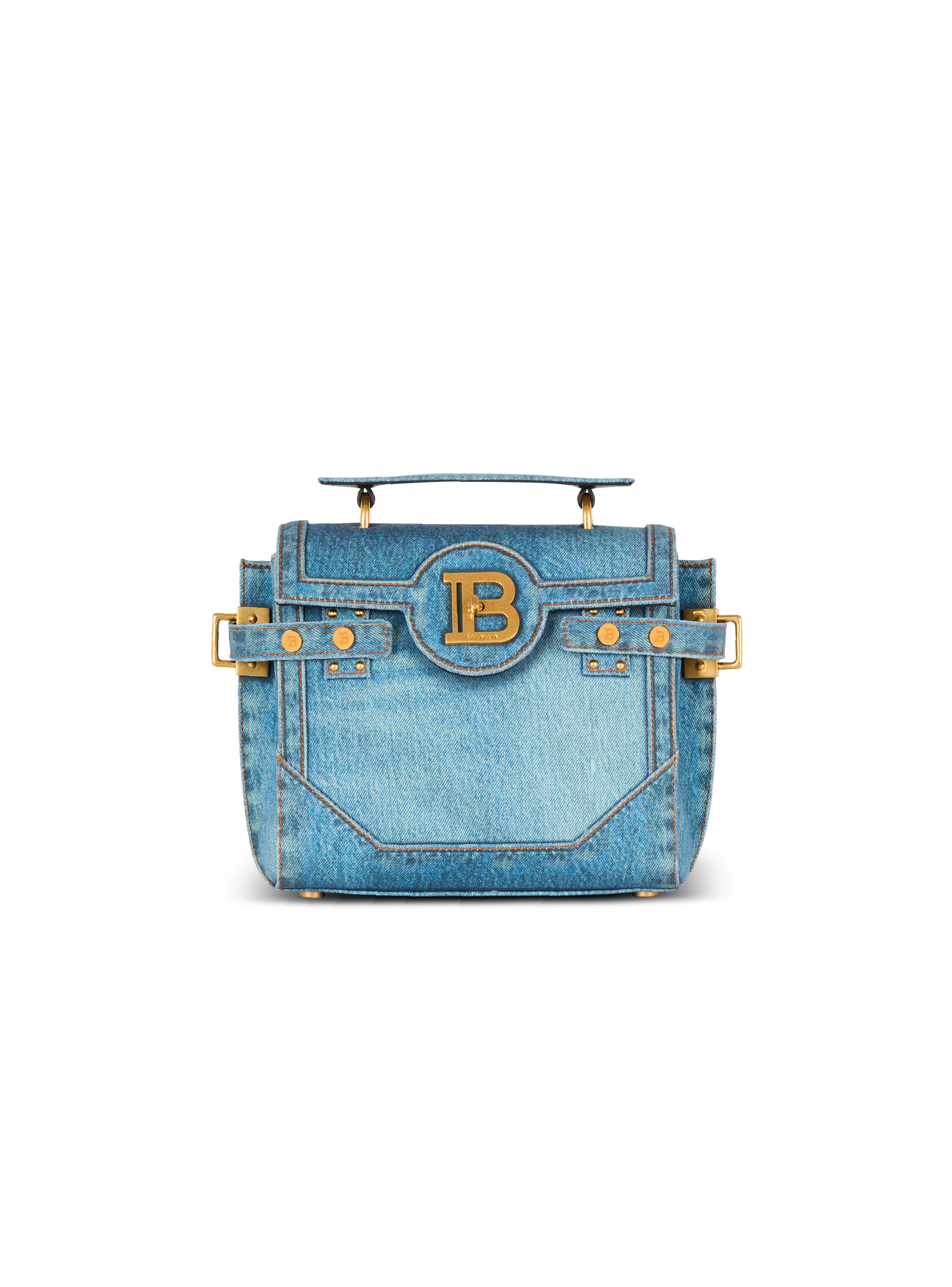 B-Buzz 23 bag in denim print canvas - 1