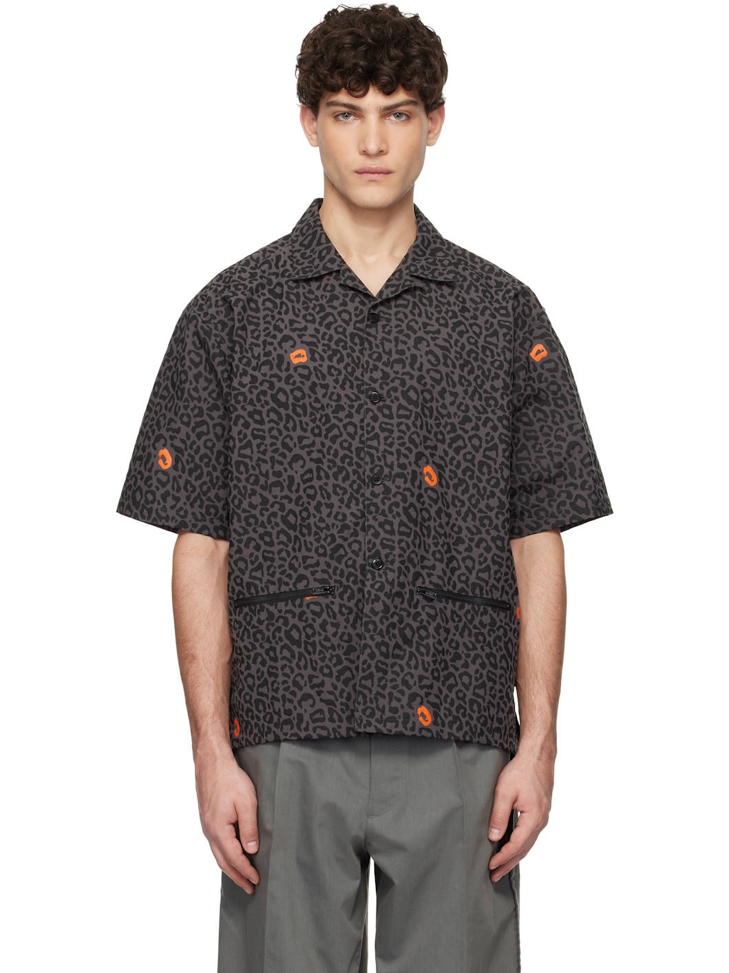 Gray Leopard Shirt - 1