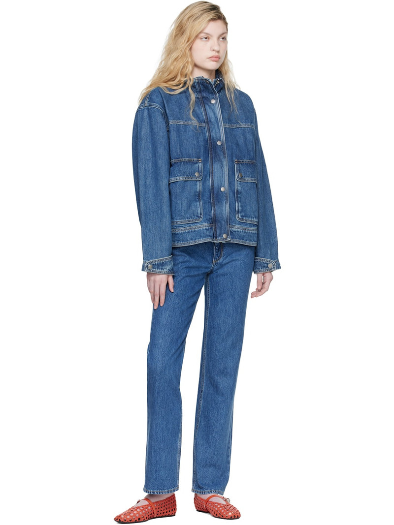 rag & bone Blue Sophia Denim Jacket outlook