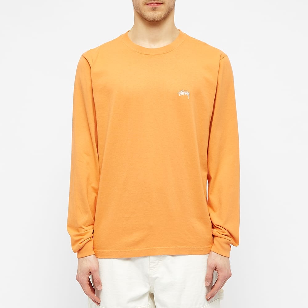 Stussy Long Sleeve Stock Crew Tee - 3