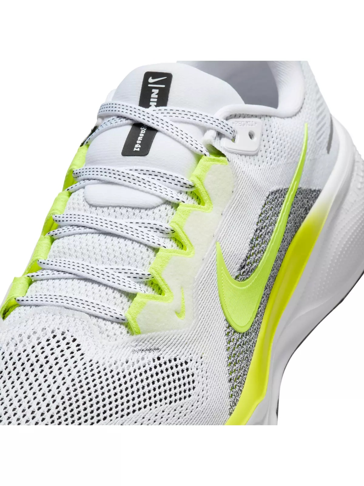 Pegasus 41 "White/Black/Volt" Men's Running Shoe - 7