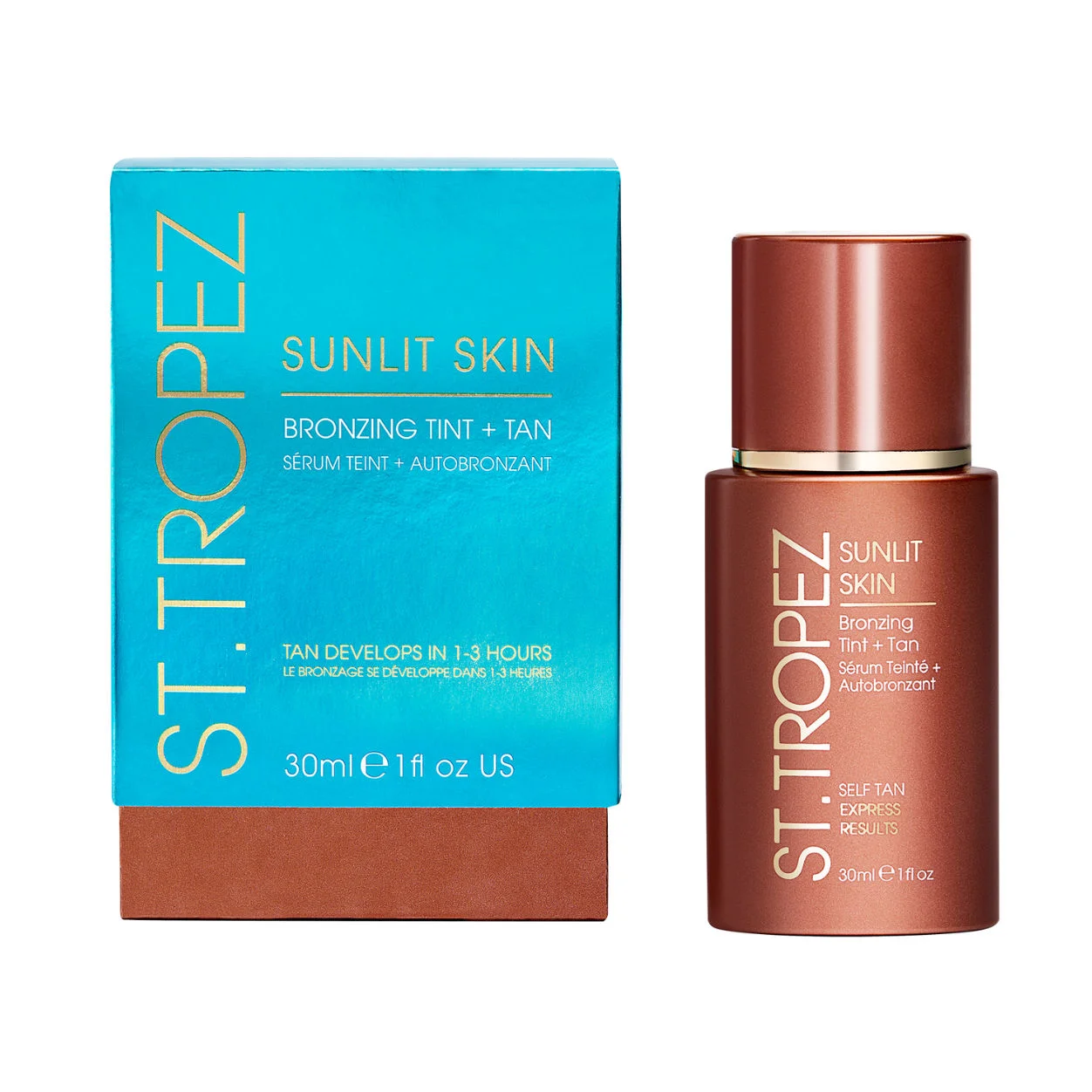 Sunlit Skin Bronzing Tint and Self Tan Face Serum - 1