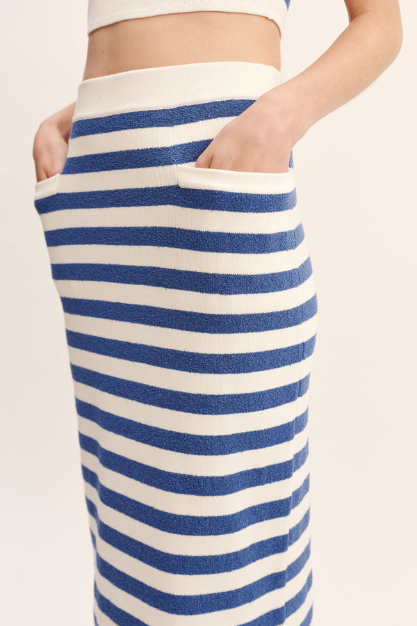 Ari Skirt Blue Stripe - 4