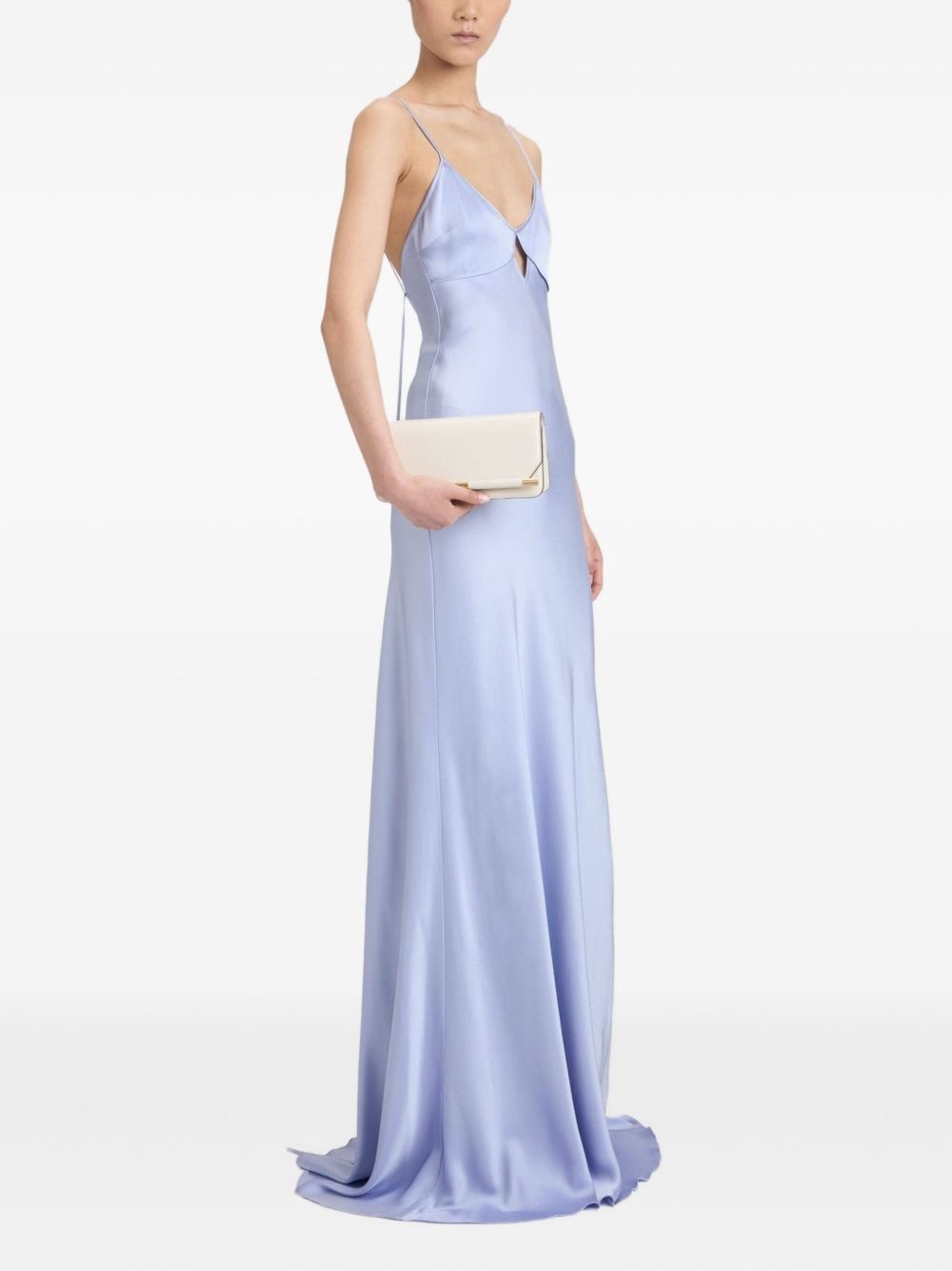 cut-out cami-straps dress - 3
