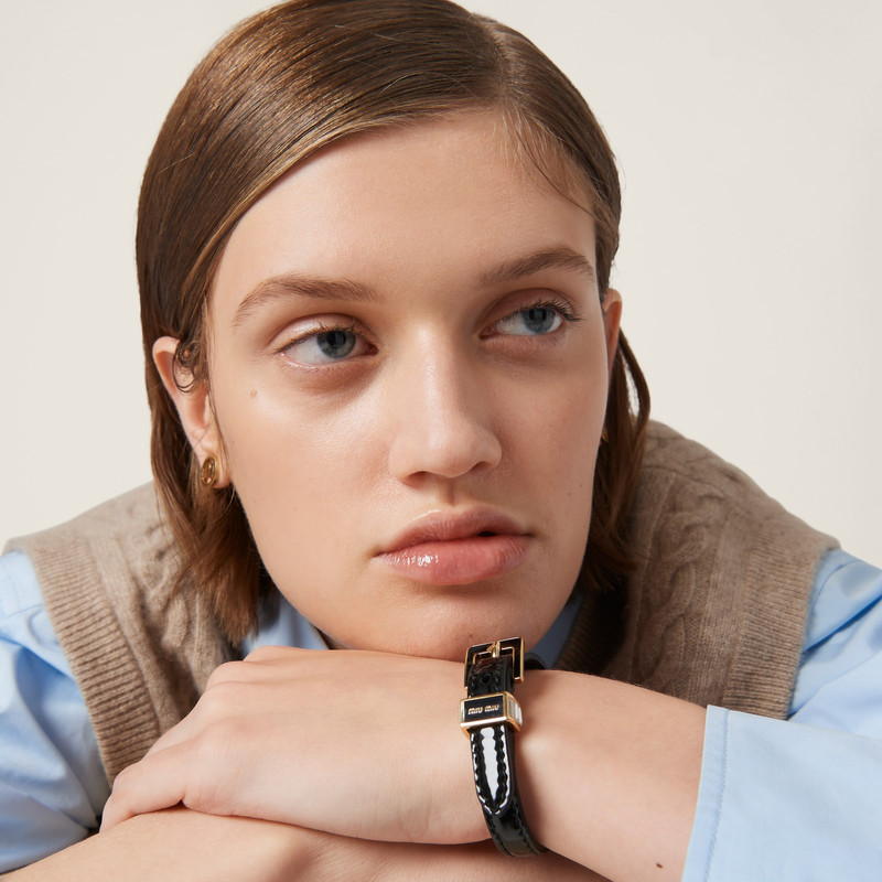 Miu Miu Leather bracelet outlook