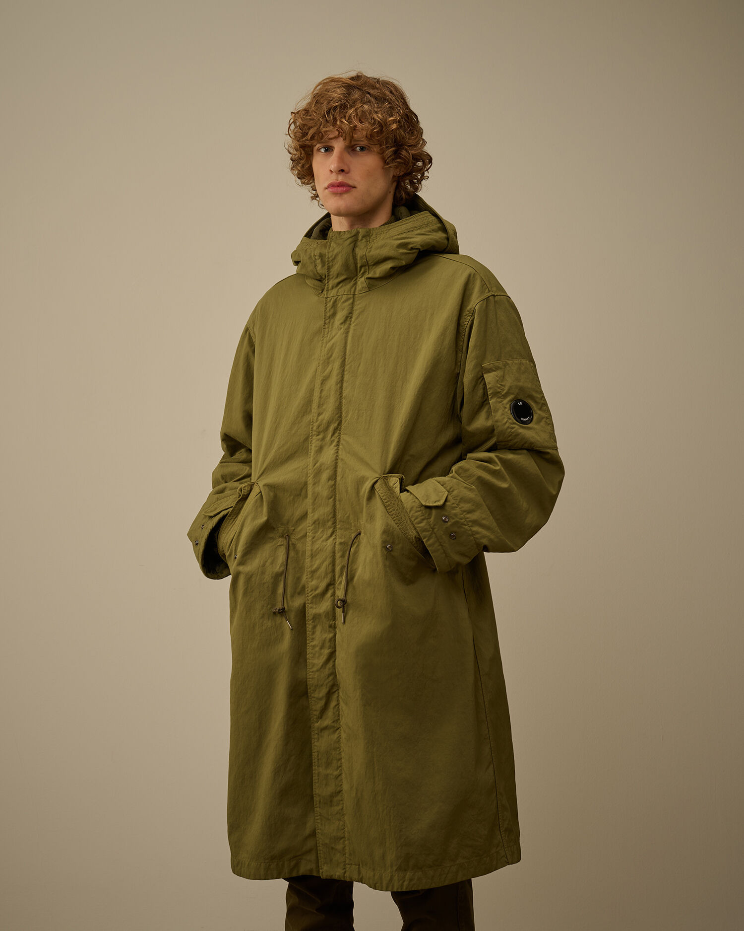 Twill Hooded Padded Parka - 3