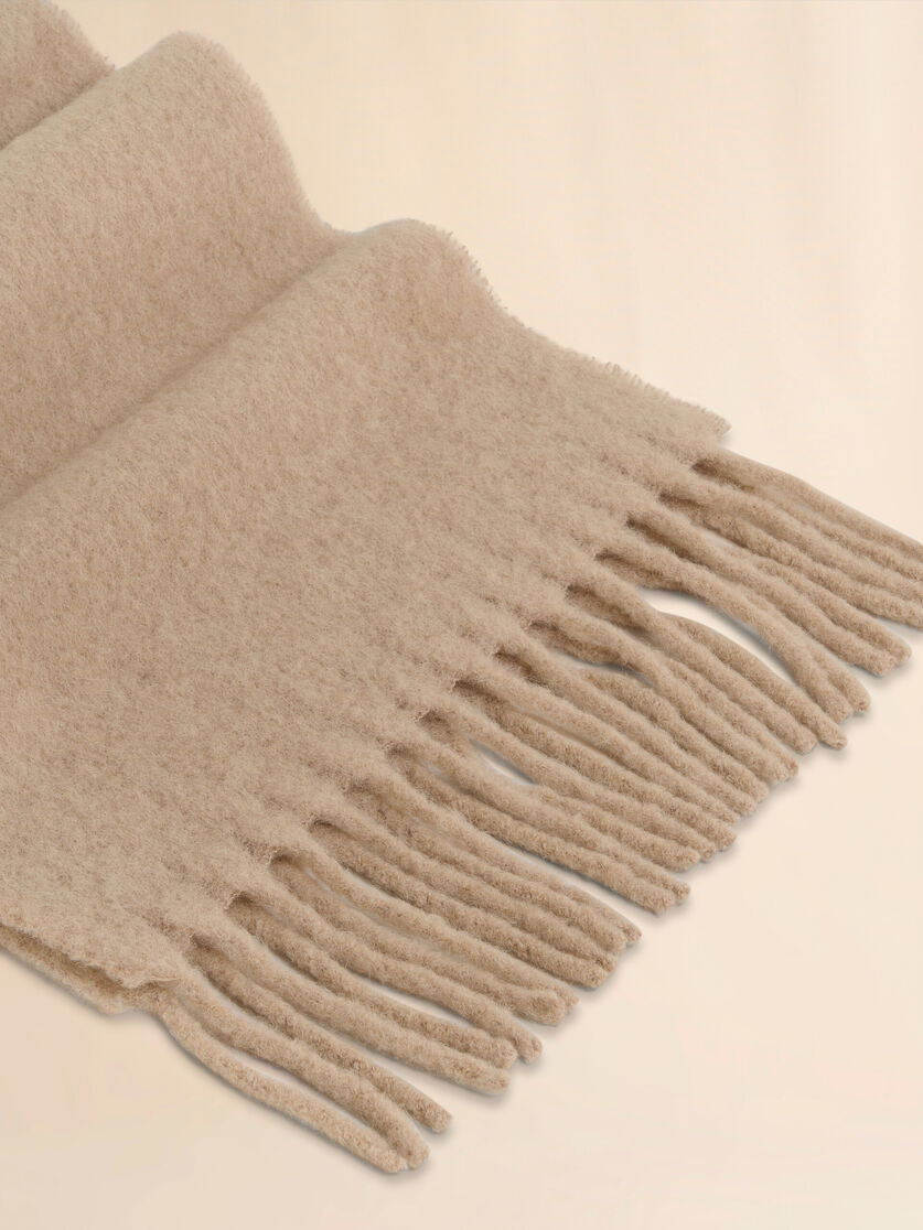 LIGHT PINK ALPACA SCARF - 3