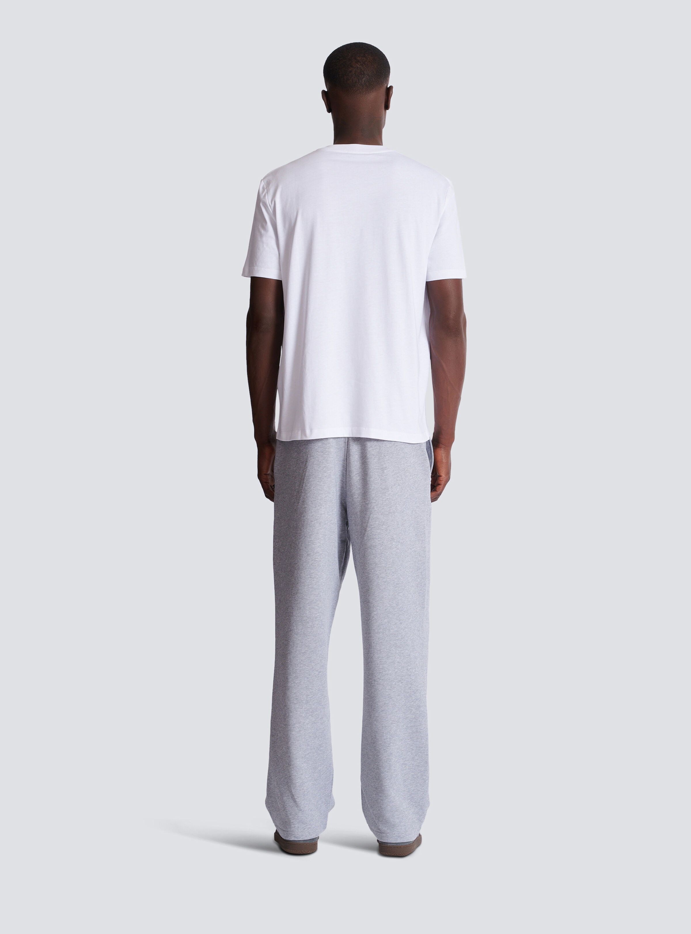 T-shirt with Balmain print - 4