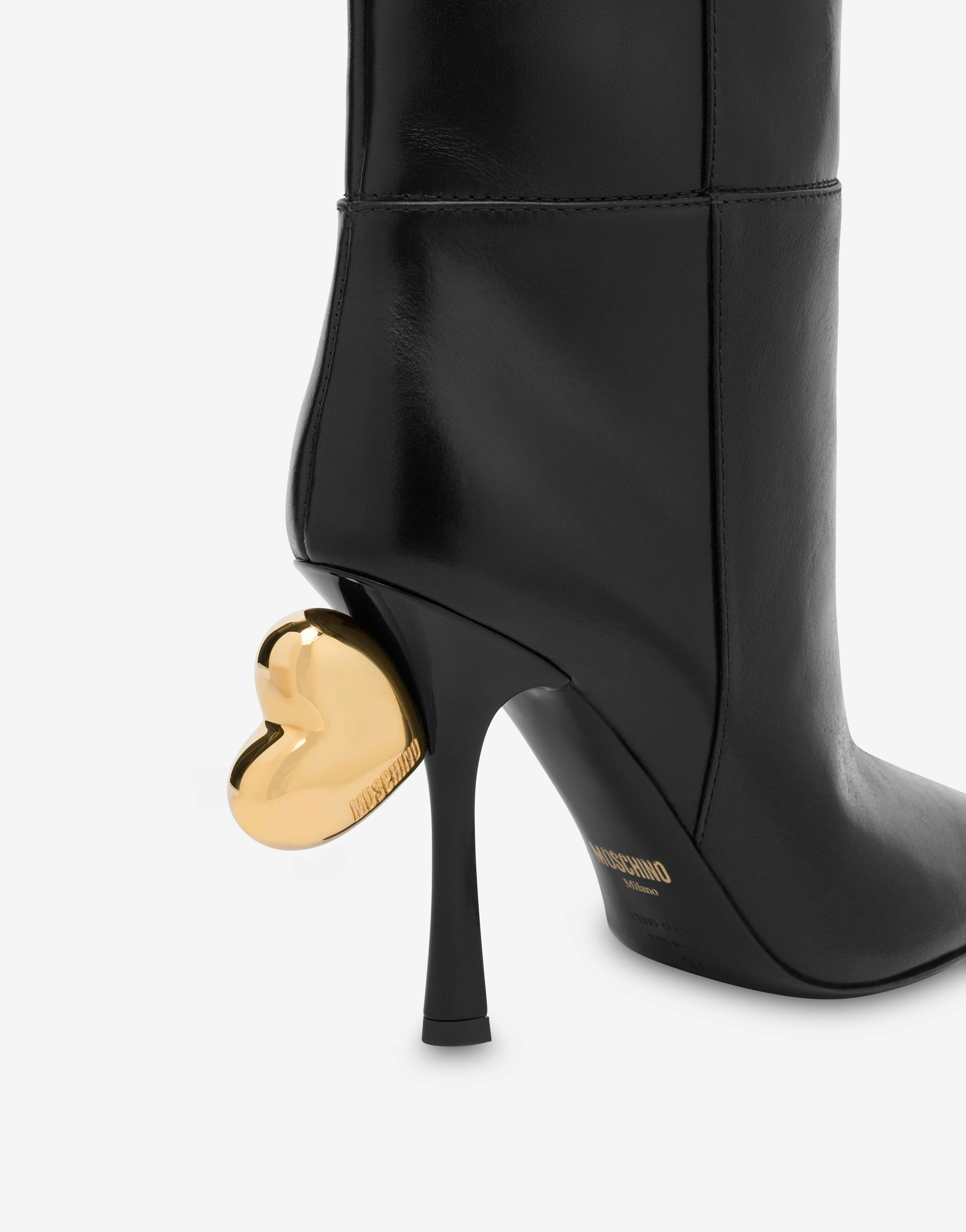 SWEET HEART CALFSKIN BOOTS - 4