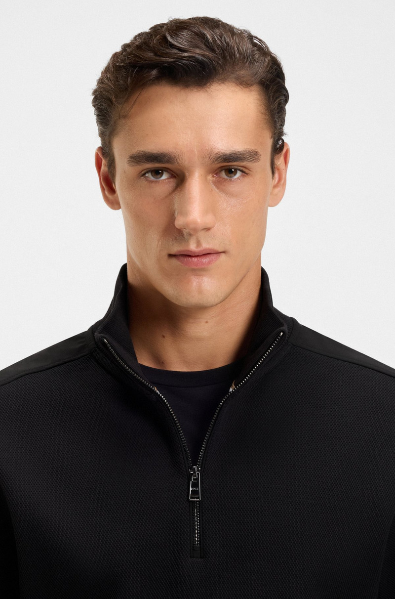 MERCERIZED-COTTON REGULAR-FIT SWEATSHIRT WITH LOGO PATCH 2