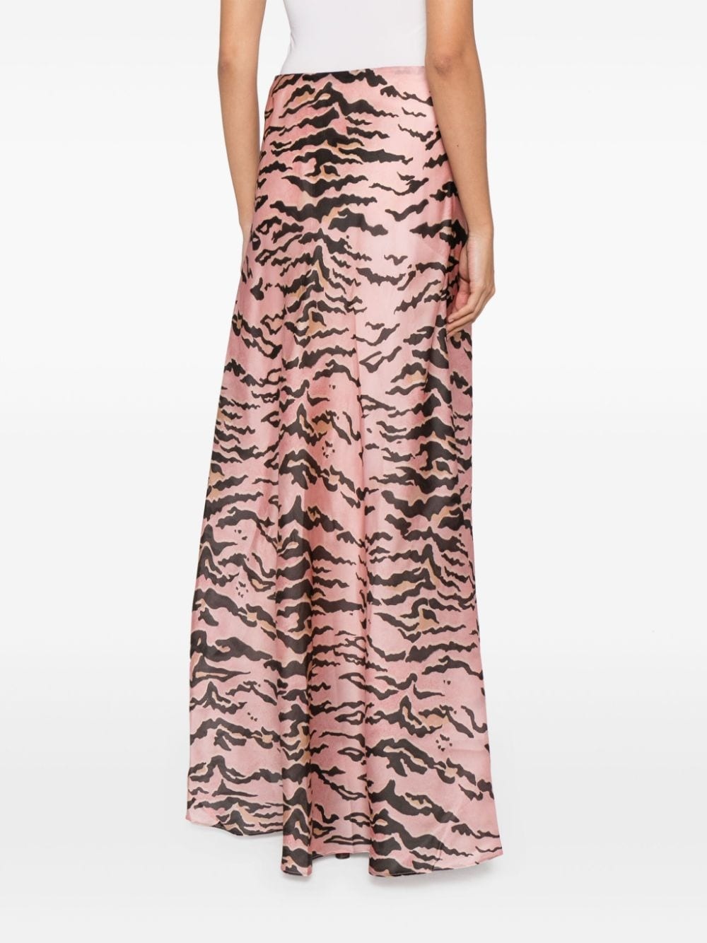 Matchmaker silk maxi skirt - 4