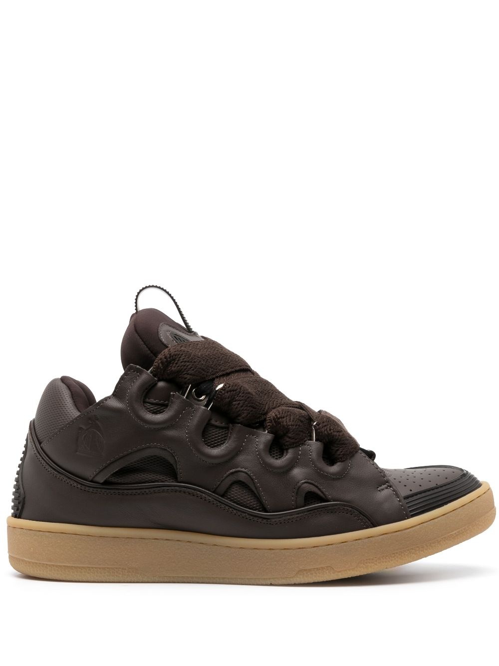 Curb leather sneakers - 1