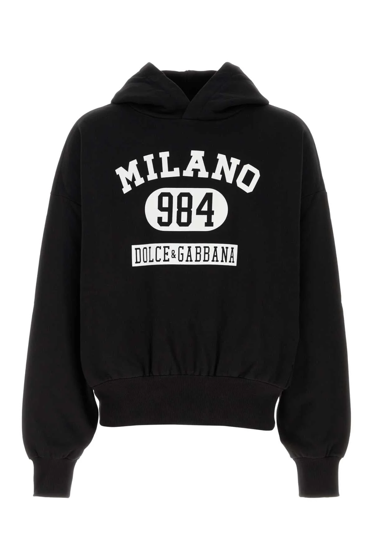 Dolce & Gabbana Men Black Cotton Sweatshirt - 1