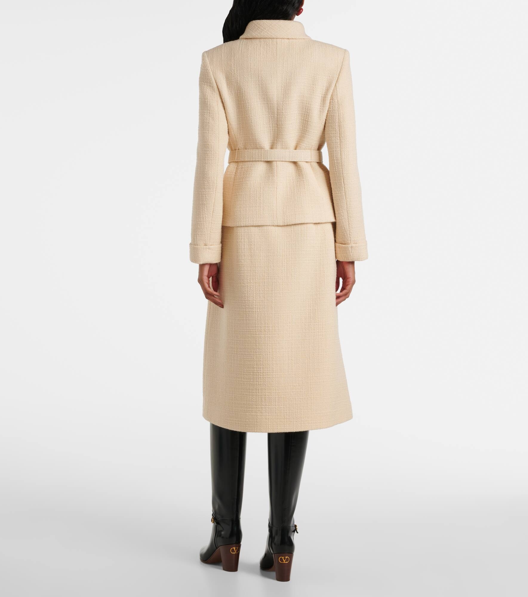 Wool-blend tweed jacket - 3