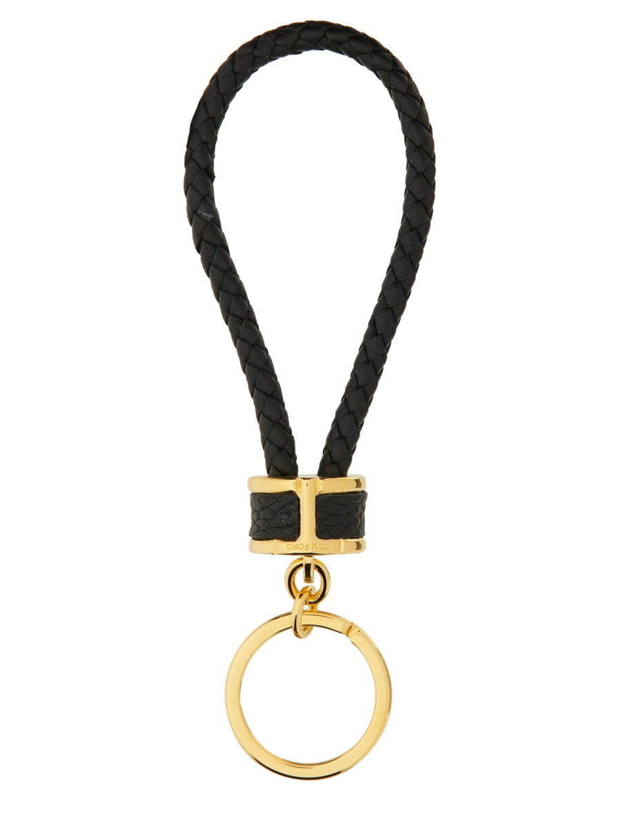 Tom Ford Men Leather Keychain - 1