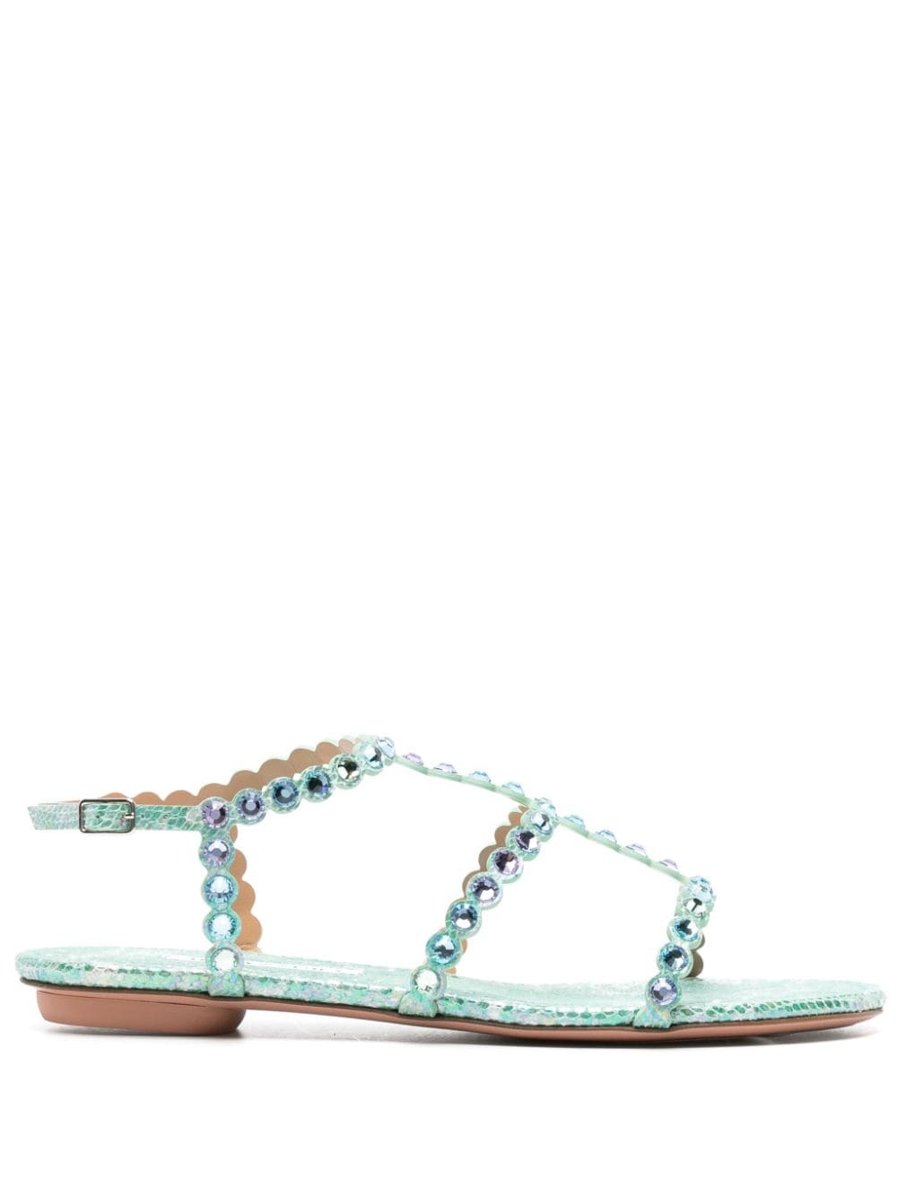 Tequila flat leather sandals - 1