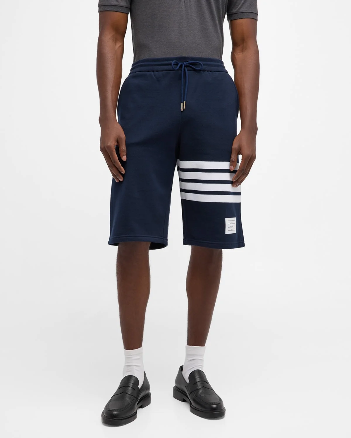 Men's 4-Bar Basic Terry Sweat Shorts - 1