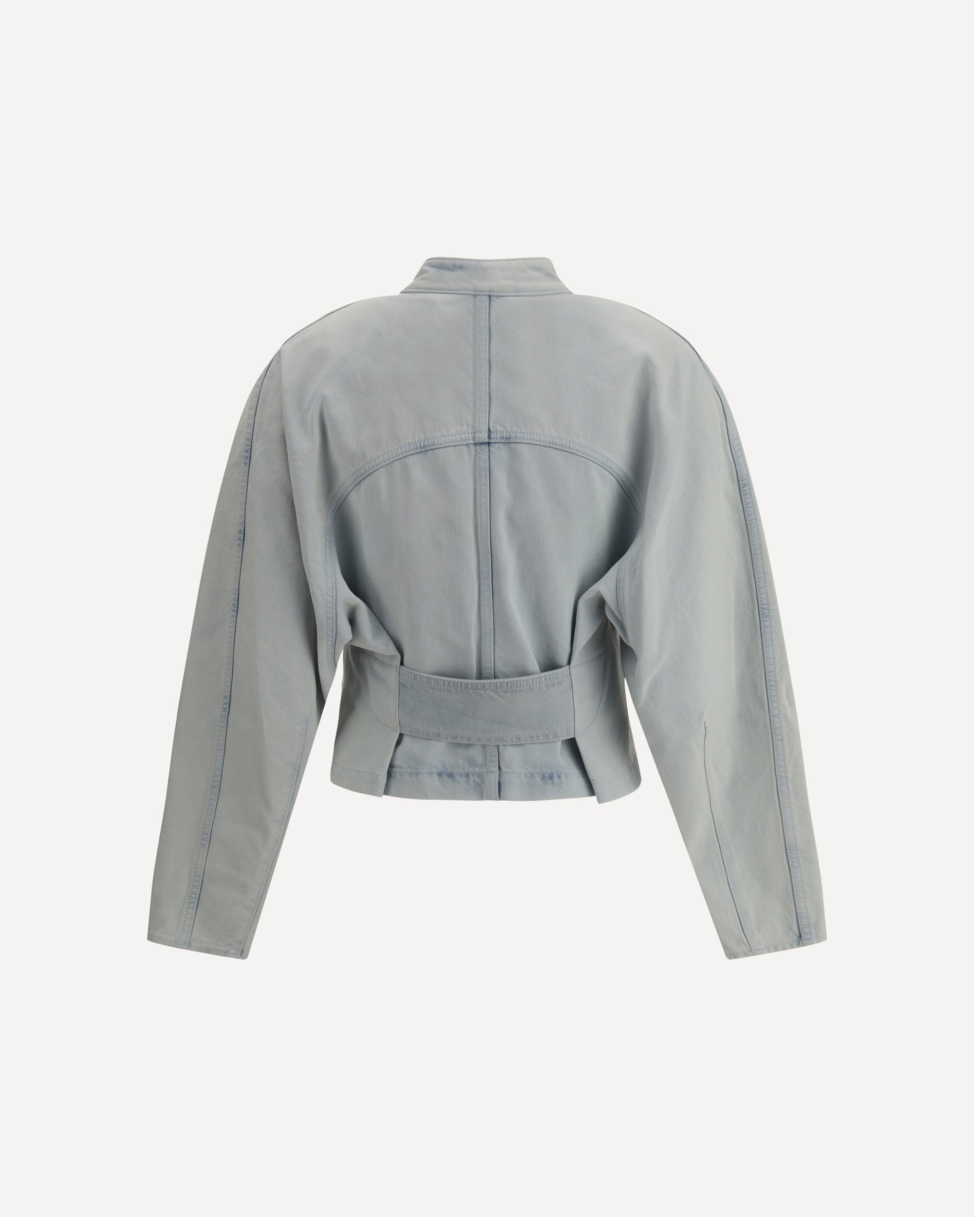 Rounded denim Jacket - 2