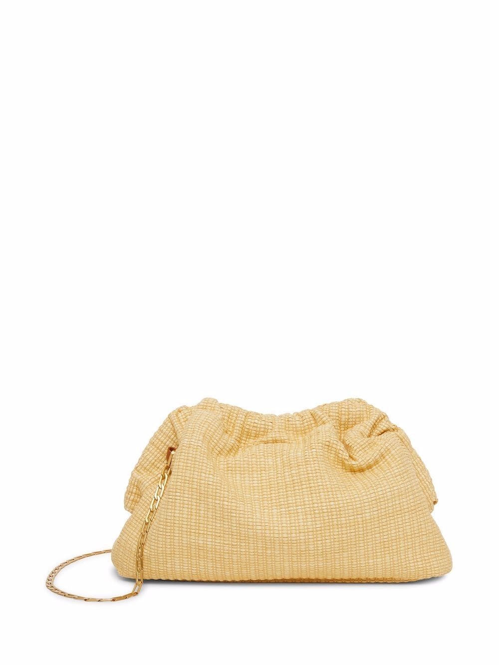 ruched-mini clutch bag - 1