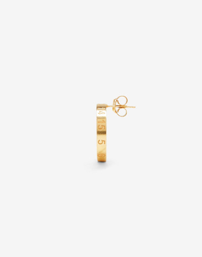 Maison Margiela Number logo circle earring outlook