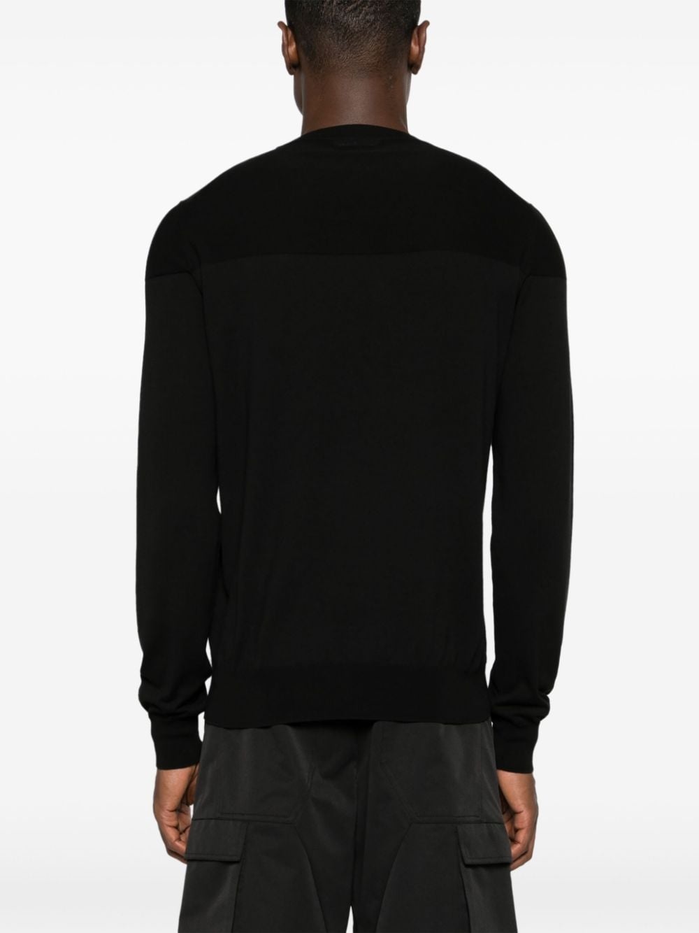 crew-neck cotton jumper - 4