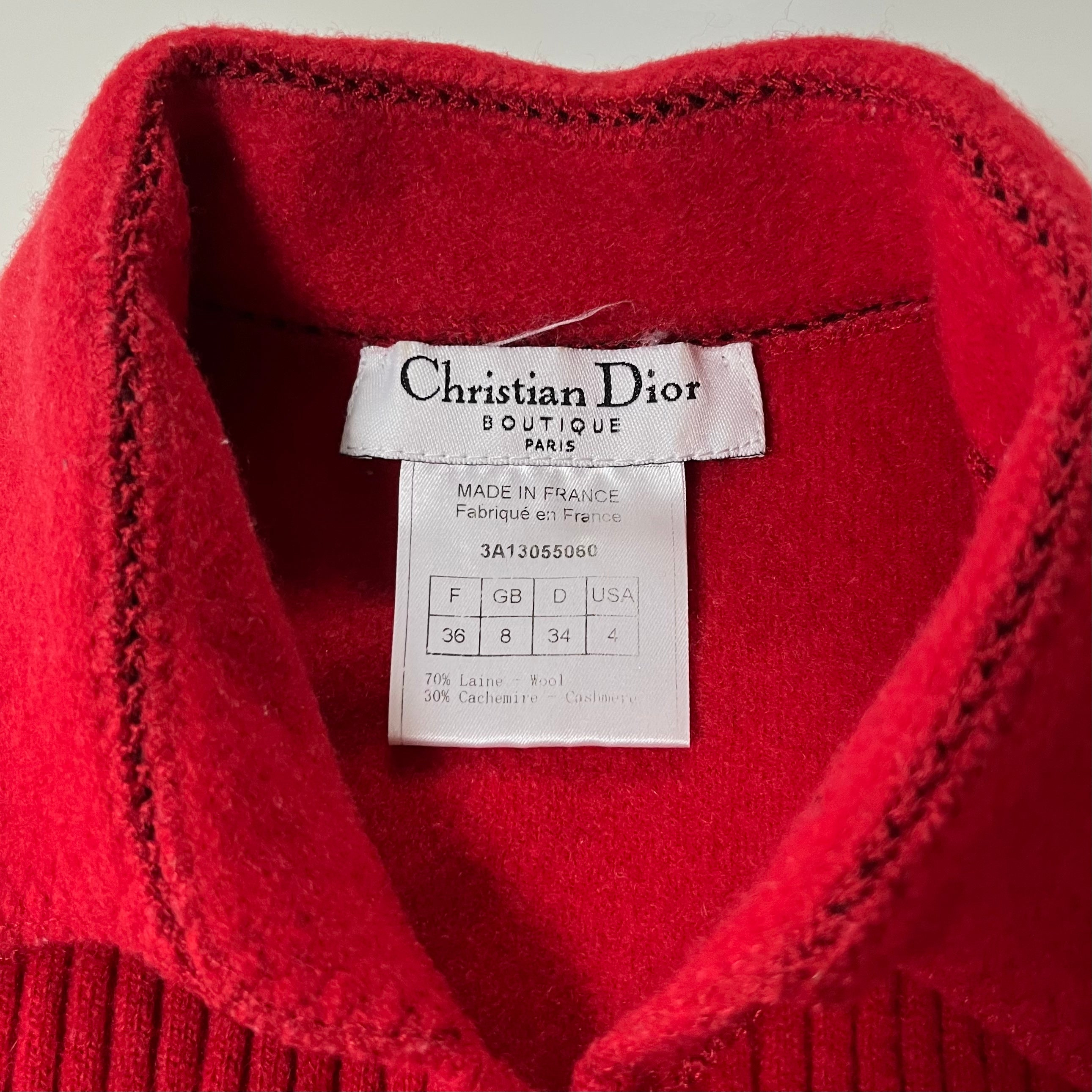 CHRISTIAN DIOR Fall Winter 2003 Knit Sleeveless Top - 6