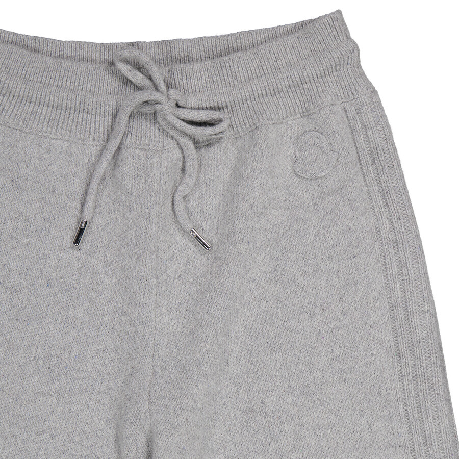 Moncler Charcoal Cashmere-Blend Relaxed-Fit Sweatpants - 7