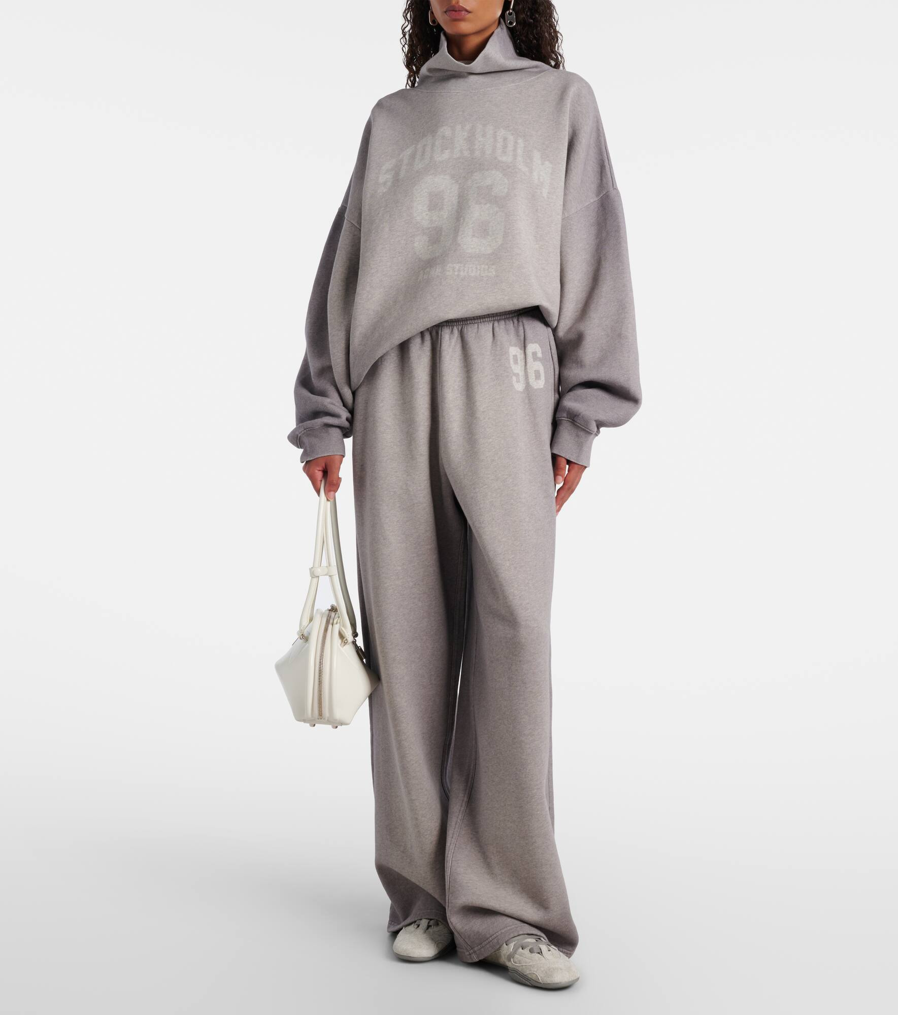 Logo printed cotton jersey sweatshirt - 2
