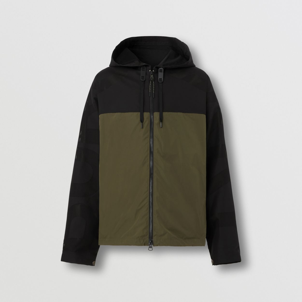 Perforated Logo Lightweight Hooded Jacket - 1