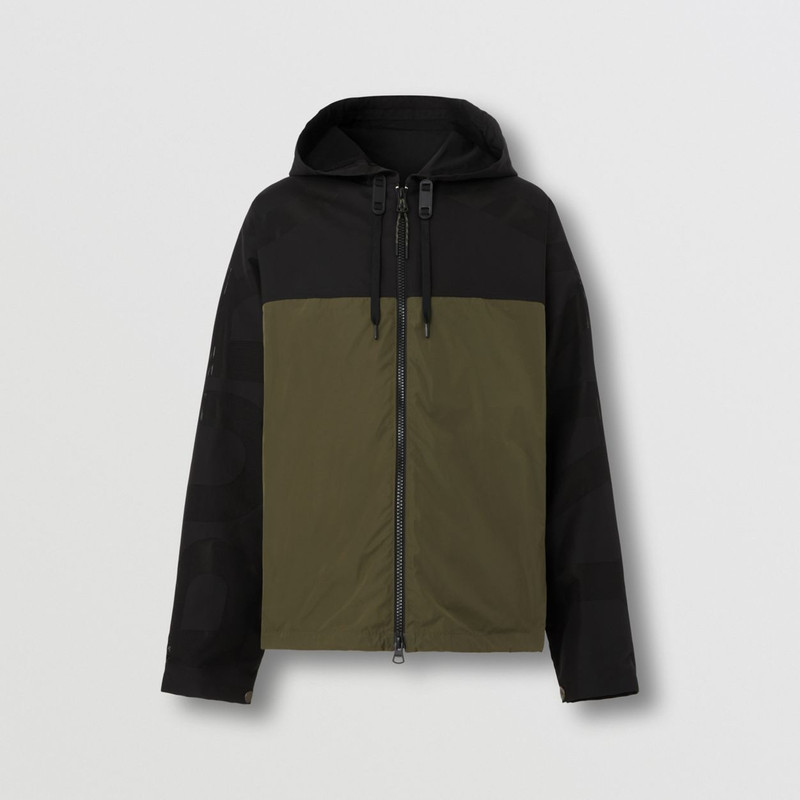 Perforated Logo Lightweight Hooded Jacket 1