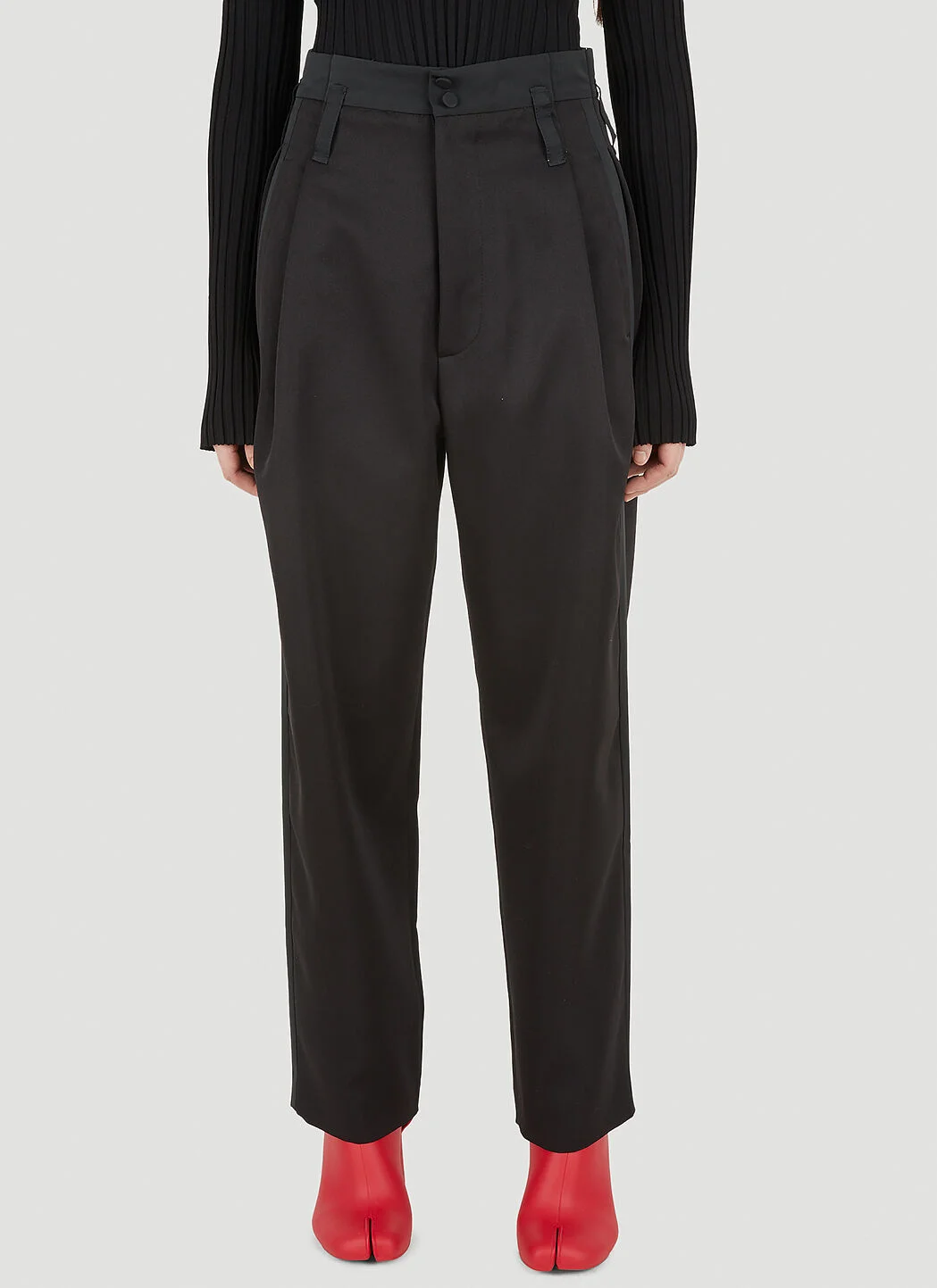 Pleated Tuxedo Pants - 1