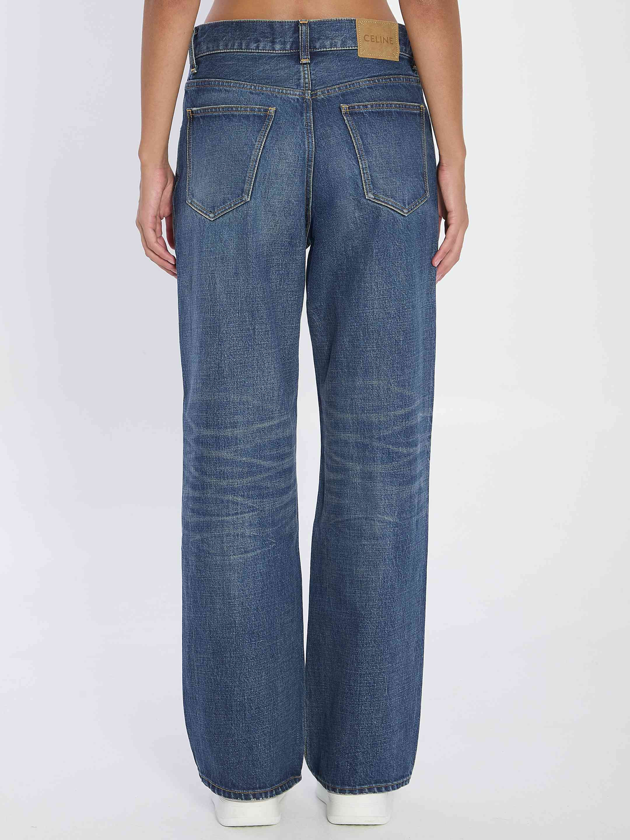 Celine Women Wide-Leg Jeans - 4