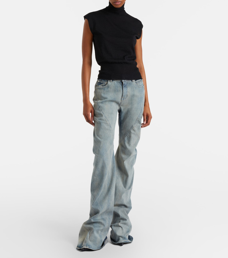 Rick Owens Virgin wool turtleneck top outlook