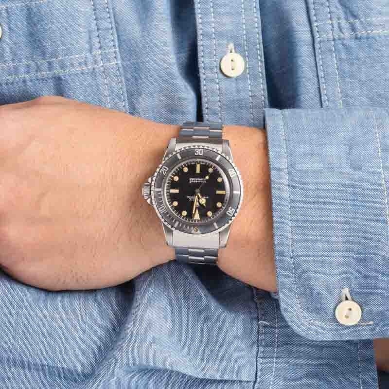 Vintage Rolex Submariner Ref 5513 Meters First Dial - 9