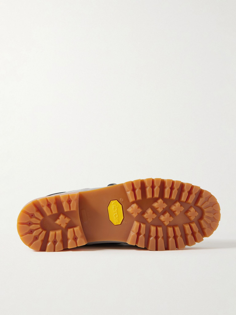 VINNY’s Aztec Suede Boat Shoes Light gray outlook
