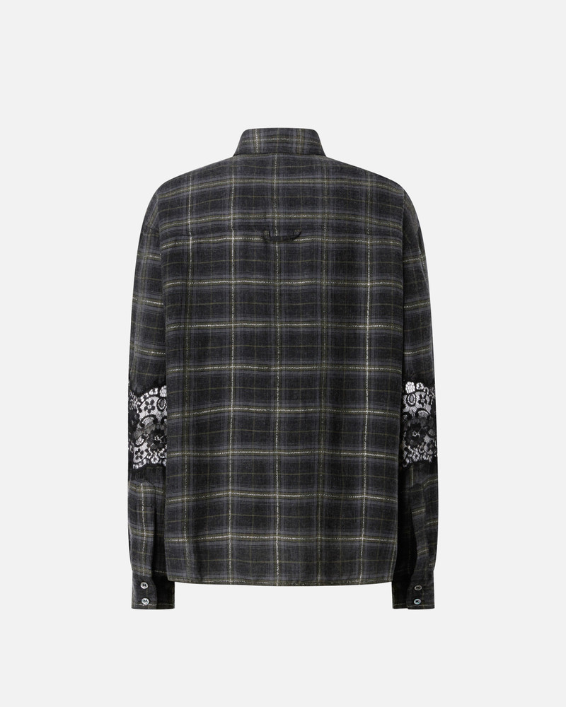 CHECK SHIRT WITH LACE 6