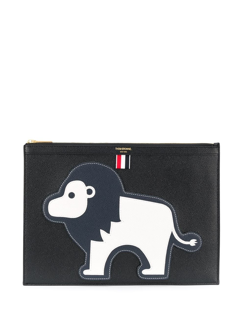 animal appliqué clutch - 1