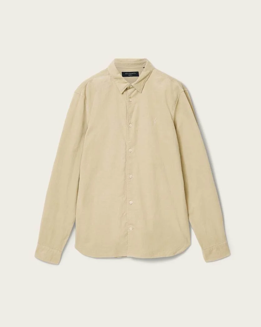 BIRCHWOOD RAMSKULL LONG SLEEVE CORDUROY SHIRT - 1