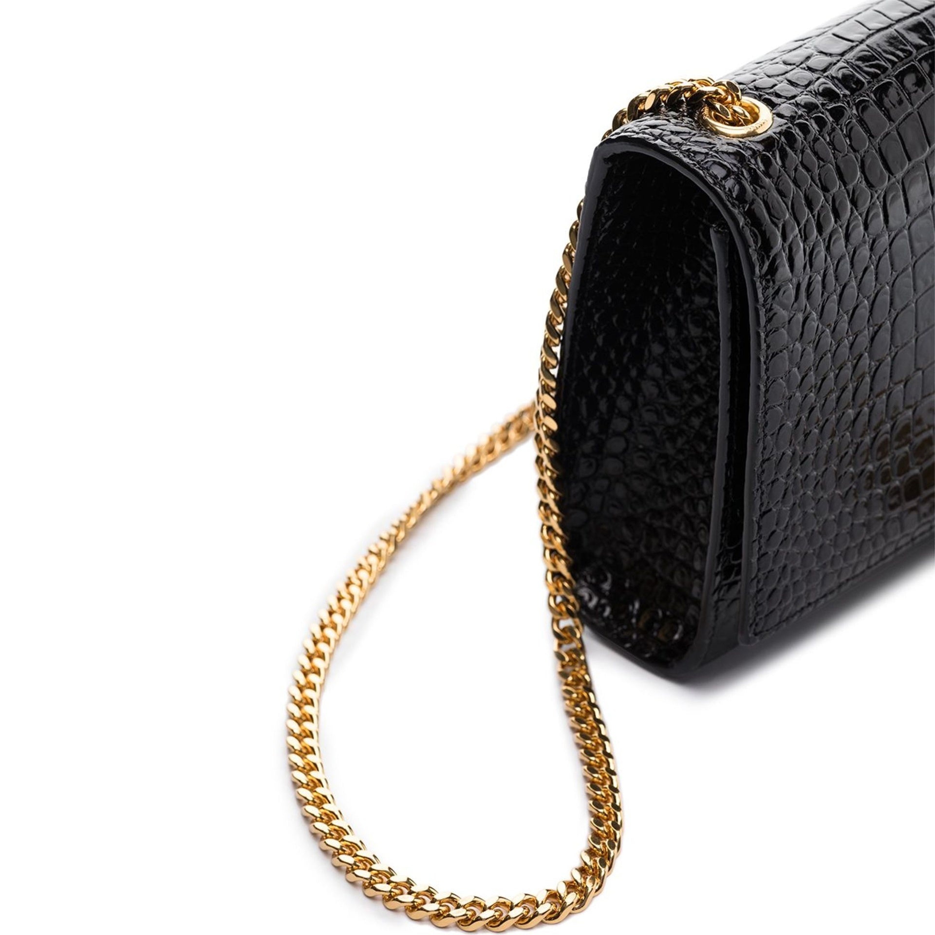 Kate Medium Tassel in Crocodile-Embossed Leather Bag - 3