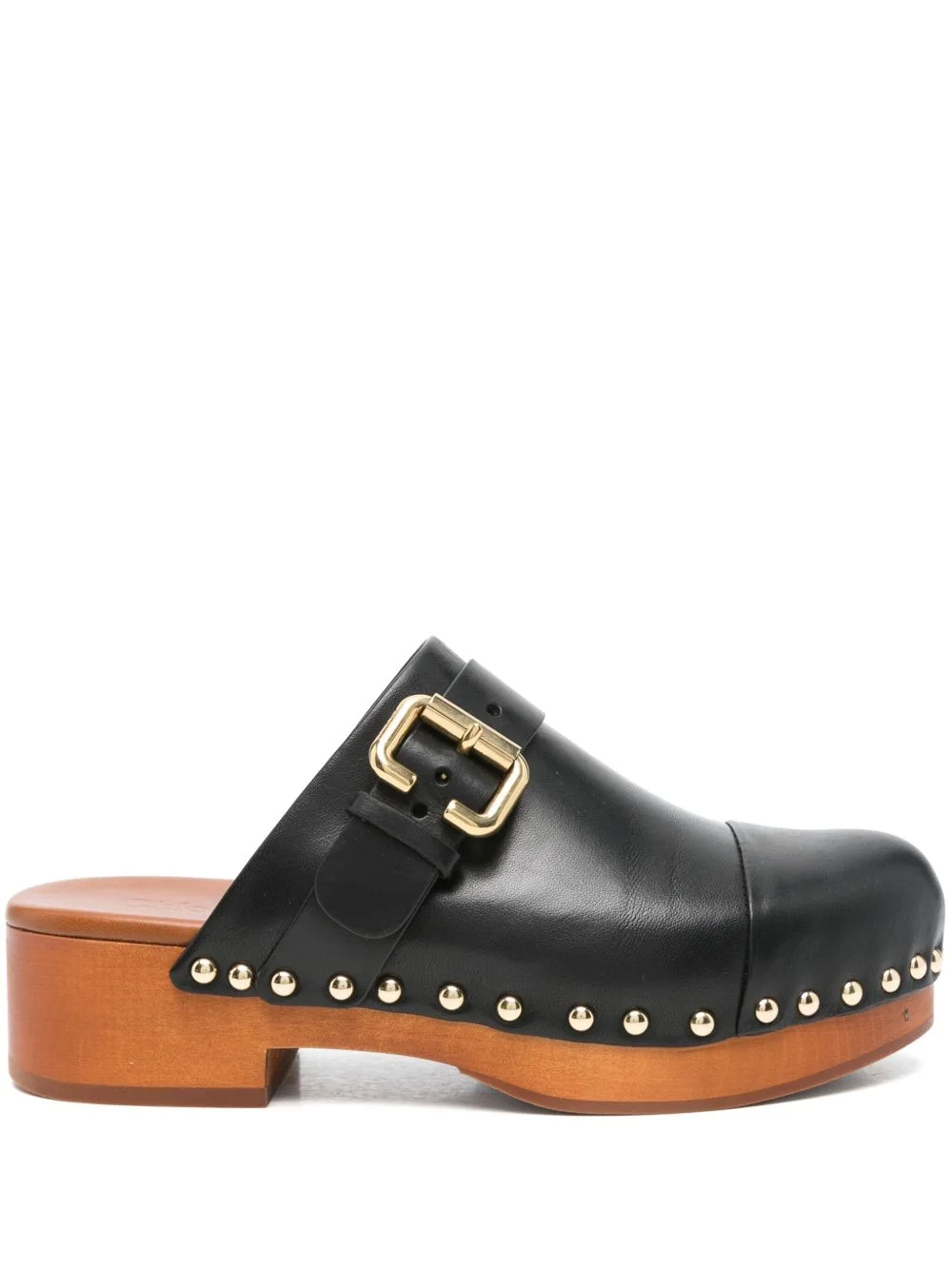 Chloé Women Jeannette Leather Clogs - 1