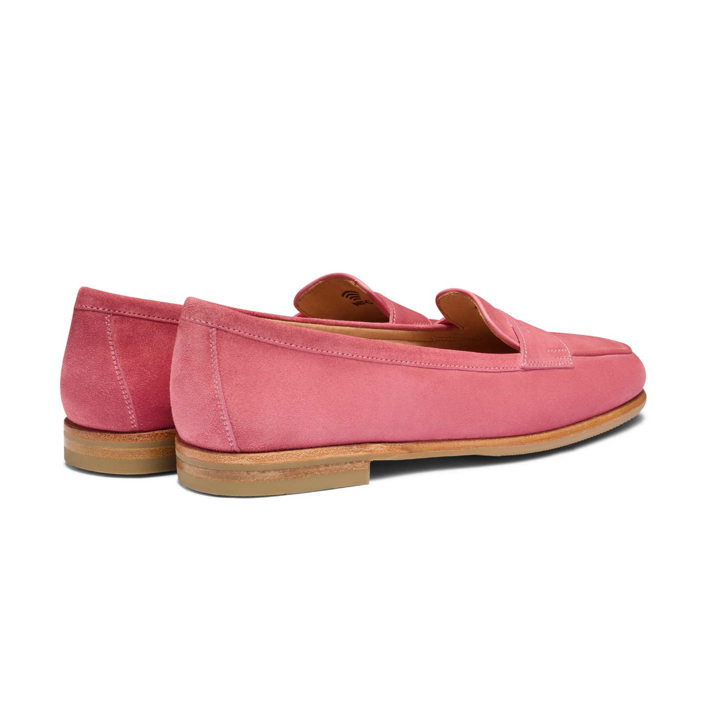 Women's pink suede Carla loafer - 3