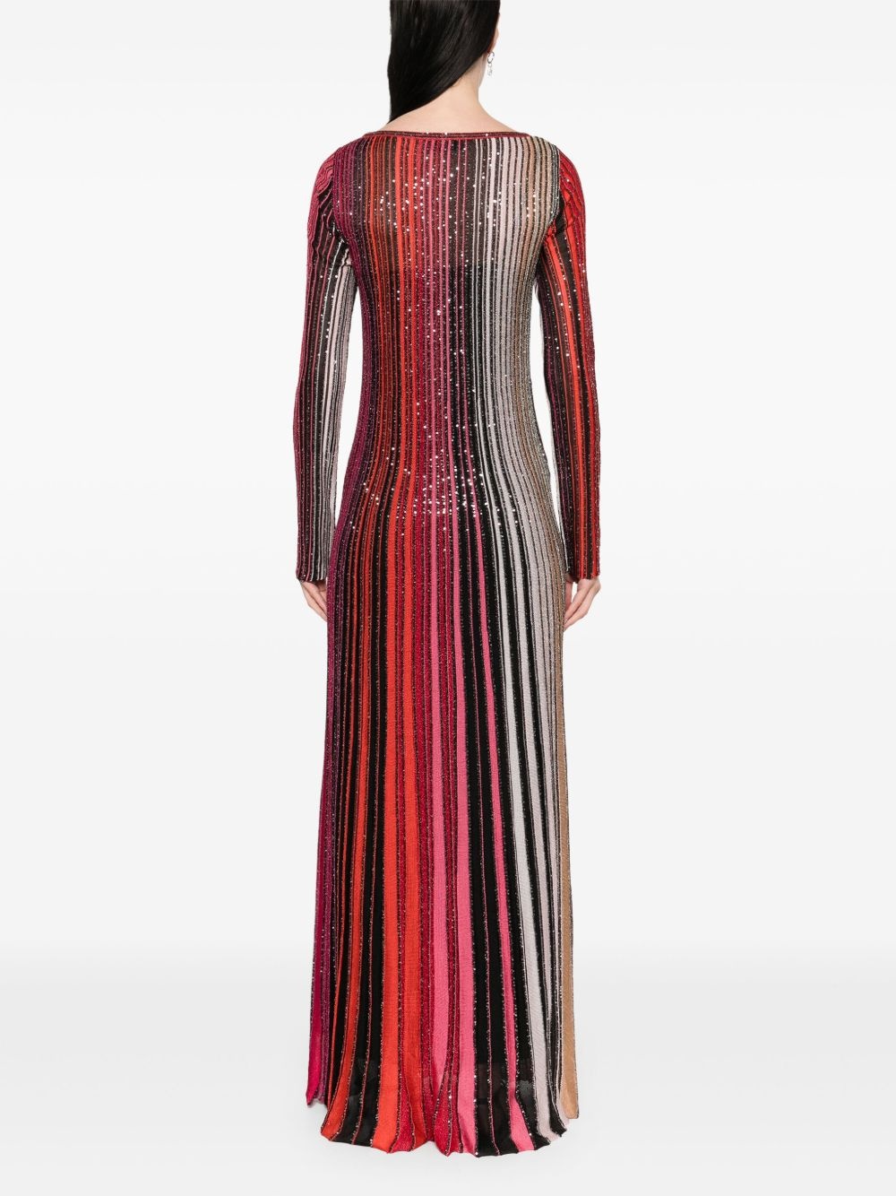 striped maxi dress - 4