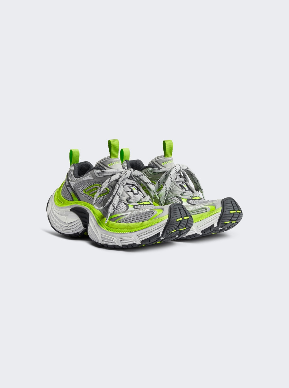 10xl Sneakers Grey And Green - 2