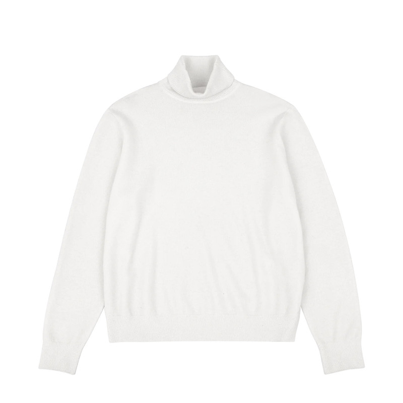 KNIT TURTLENECK BONE 1