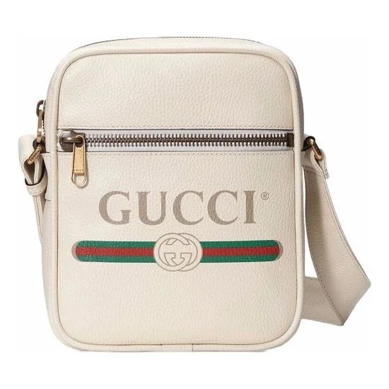Gucci Print Messenger Bag 'White' 523591-0QRAT-8820 - 1