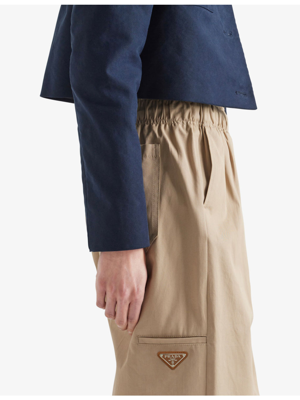 Wide-leg cotton-poplin trousers - 5