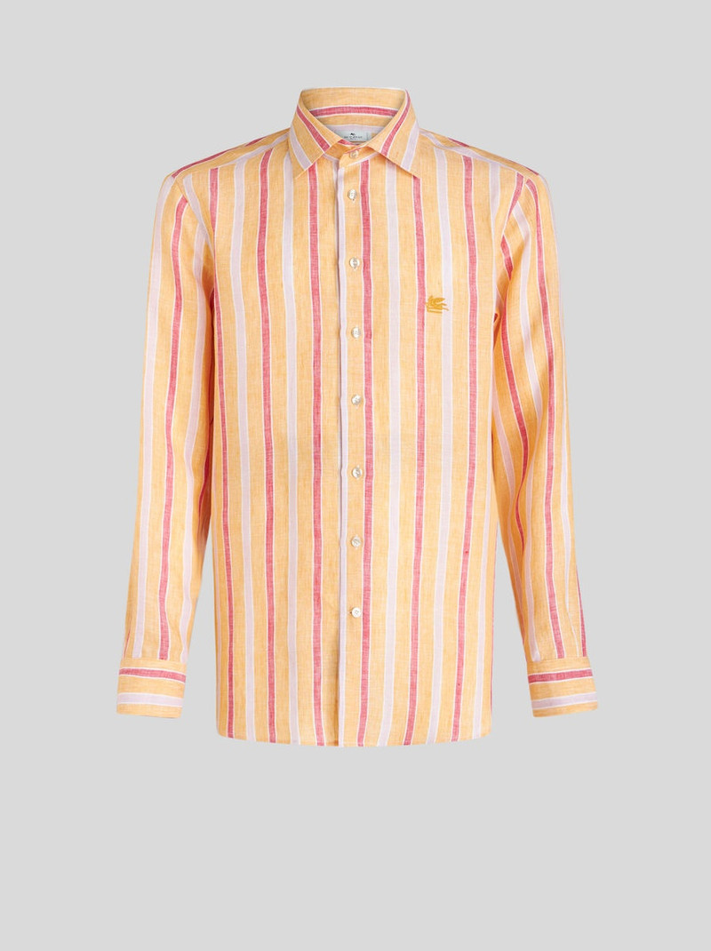 STRIPED SHIRT WITH LOGO - 1