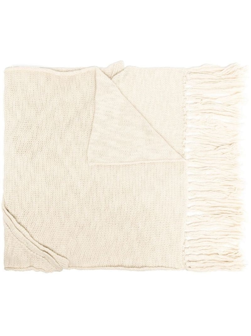 Plain Stitch knitted scarf - 1